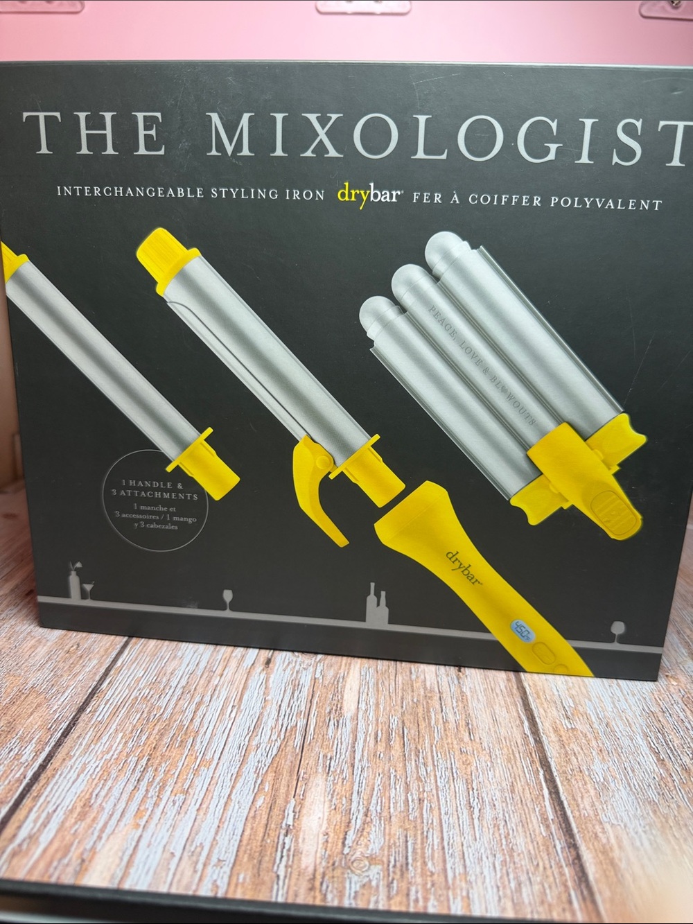 Drybar The Mixologist Interchangeable Styling Iron in Yellow